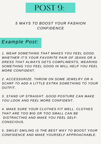 5 WAYS TO BOOST YOUR FASHION CONFIDENCE