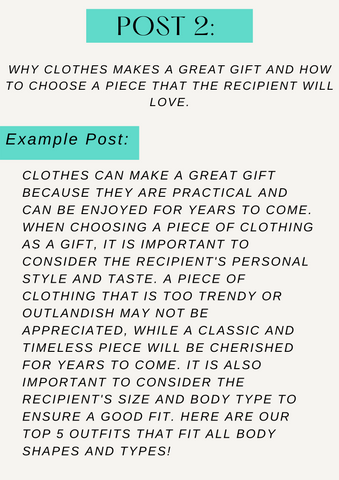 WHY CLOTHES MAKES A GREAT GIFT AND HOW TO CHOOSE A PIECE THAT THE RECIPIENT WILL LOVE.