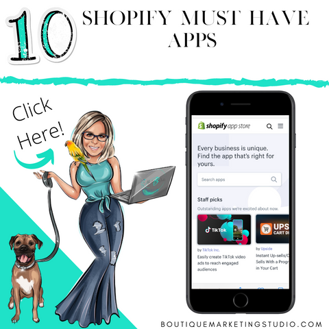 Join me as I share my top 10 Must have Shopify Apps!!
