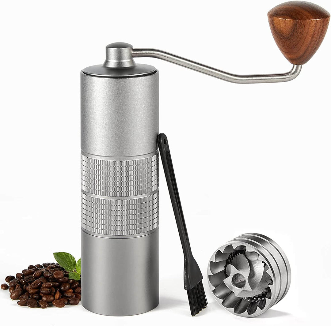 VANUAT Manual Coffee Grinder Styles Stainless Steel Conical Burr Ceramic  Burr Bean Portable Espresso Grinder for Drip Coffee Cold Brew Espresso  French