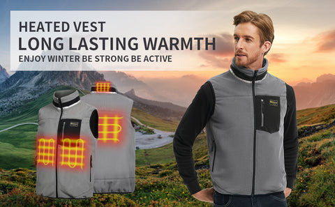 conqueco women and men heated vest