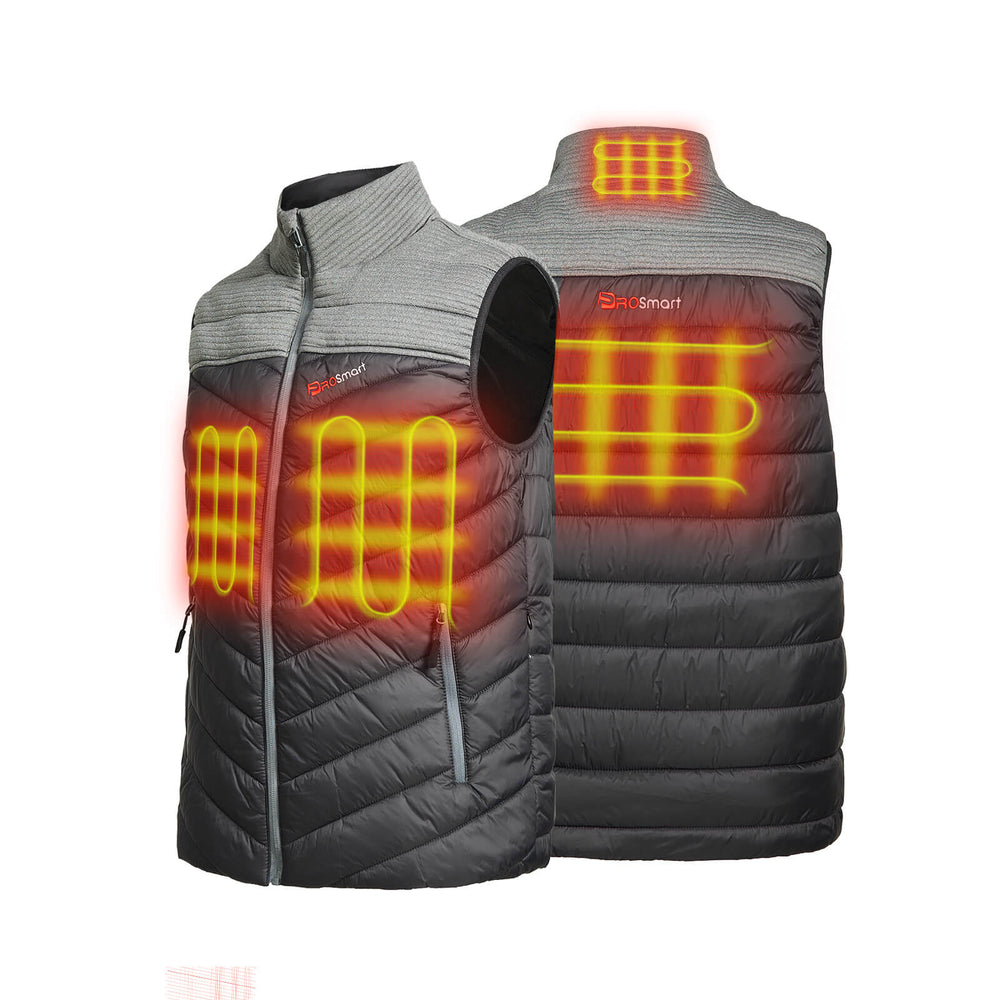 Avarmora Gilet chauffant en polaire pour homme et femme avec 3 températures  réglables, 13 zones de chauffage, Veste chauffante électrique, pour  l'extérieur, le ski, la moto, la pêche, XL : : Mode