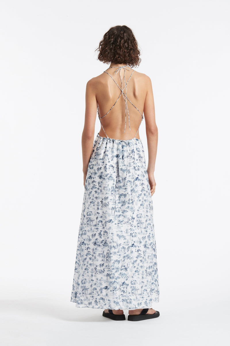 DIMITRI OPEN BACK DRESS – SIR the label