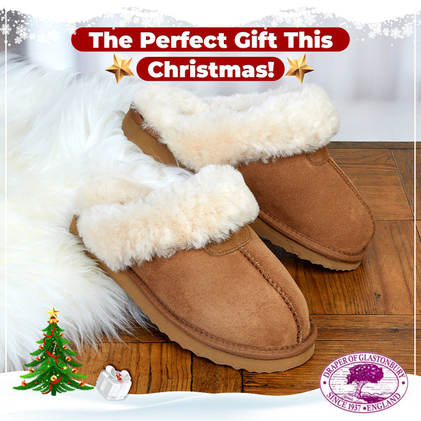 womens shearling slippers