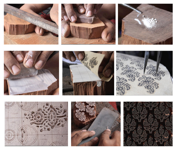 Hand Block Prints - How the Blocks are Made - Mehera Shaw