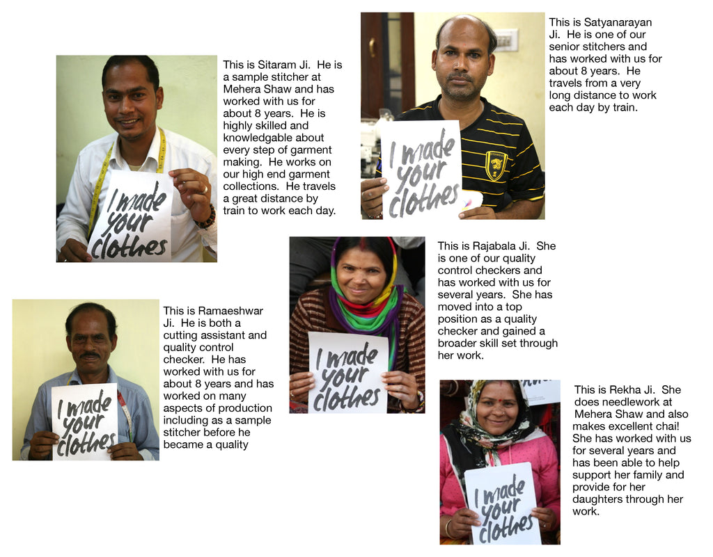 Mehera Shaw staff profiles I Made Your Clothes