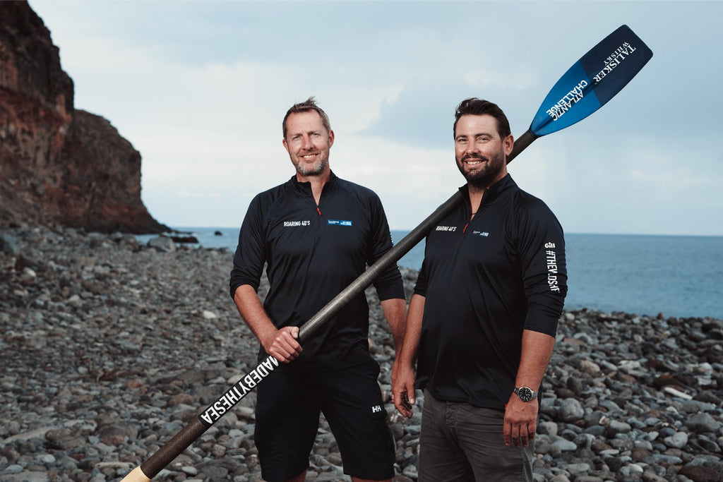 Paddling the ocean