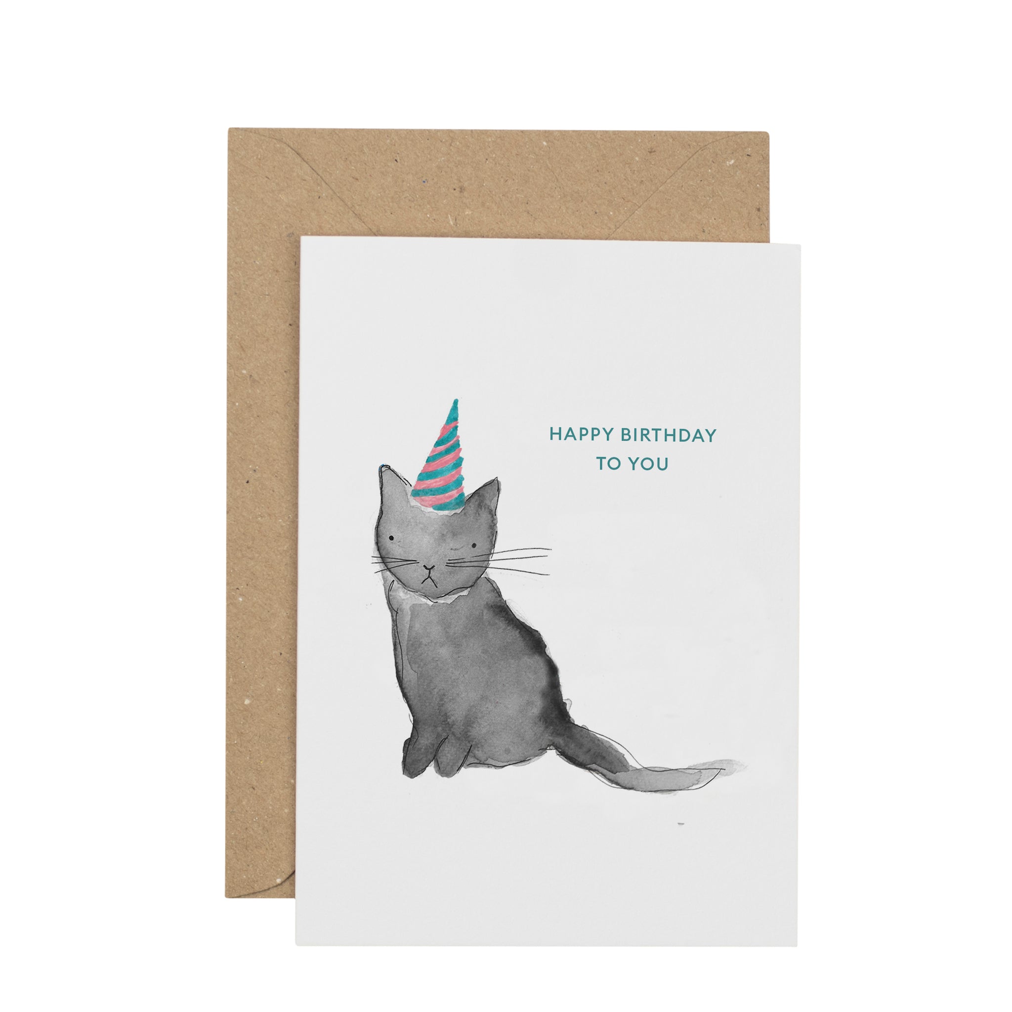 Cat Happy Birthday Greetings Card Luxury Birthday Cards Plewsy