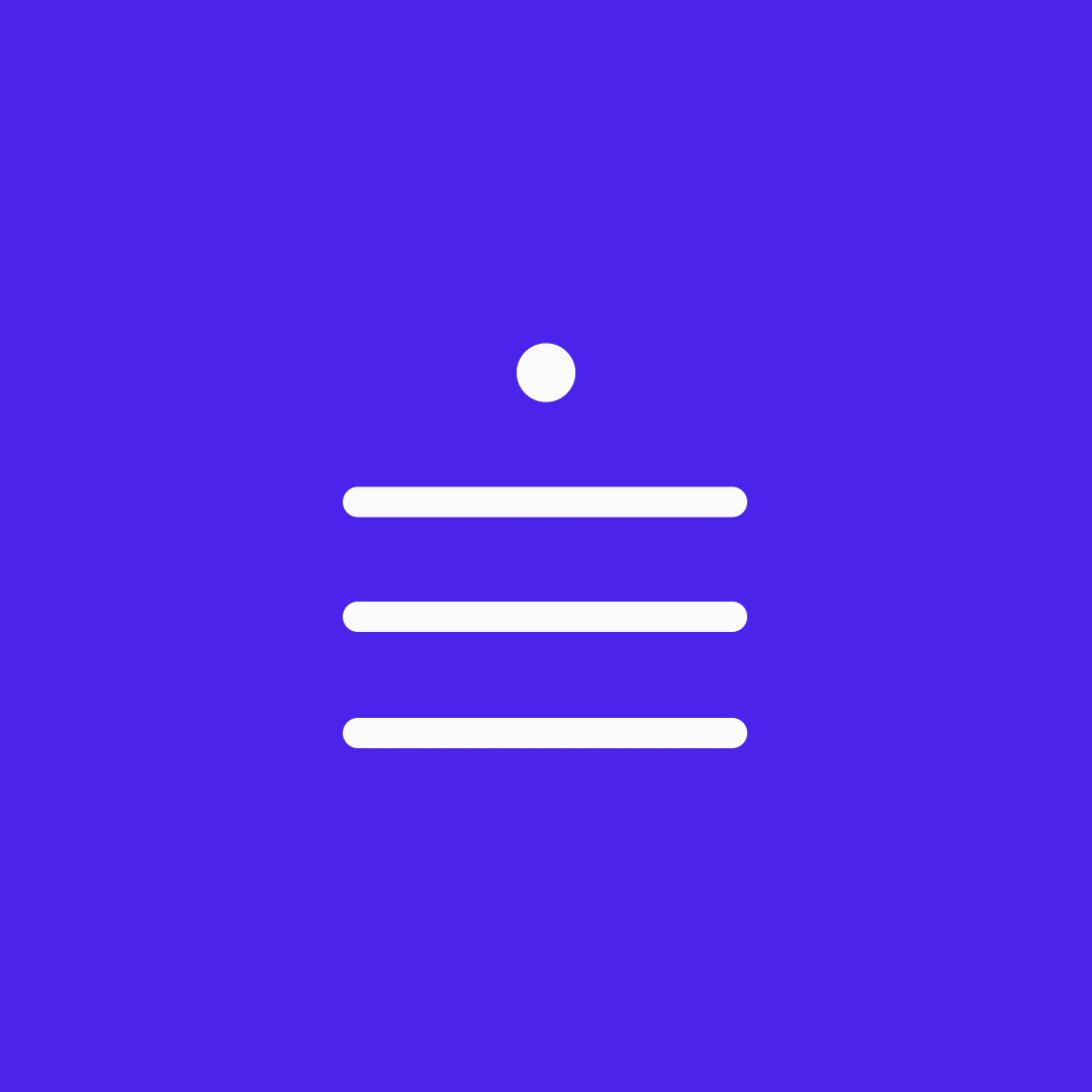 Alternative 'Hamburger' Menu Icon - the CAKE icon