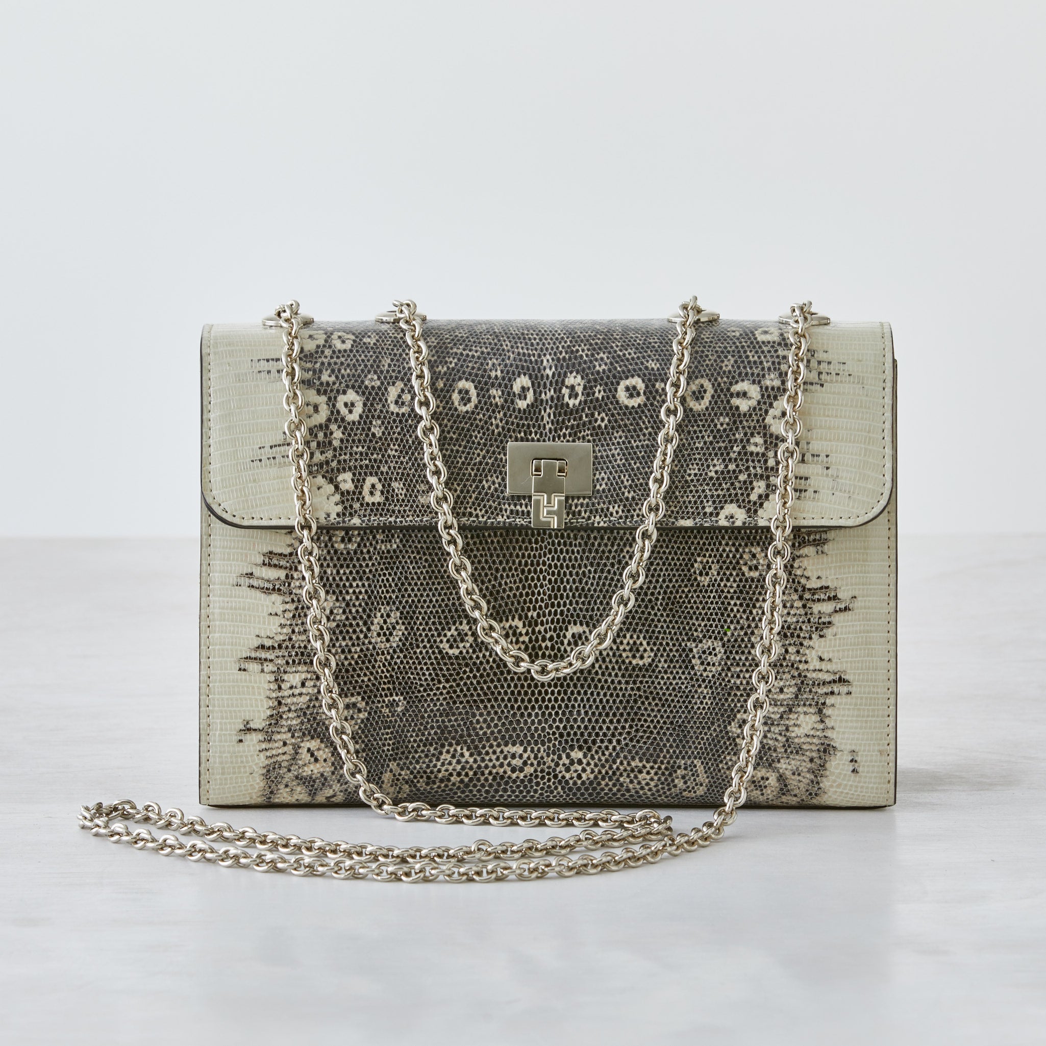 Jesse Shoulder Bag - Natural Lizard