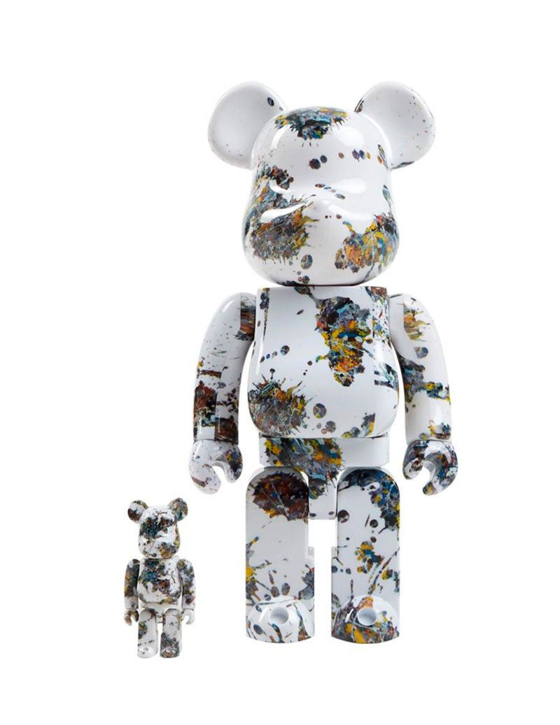 Bearbrick Medicom Toys for sale - Jackson Pollock (v3) SPLASH 400% u0026 100% –  ARTETRAMA