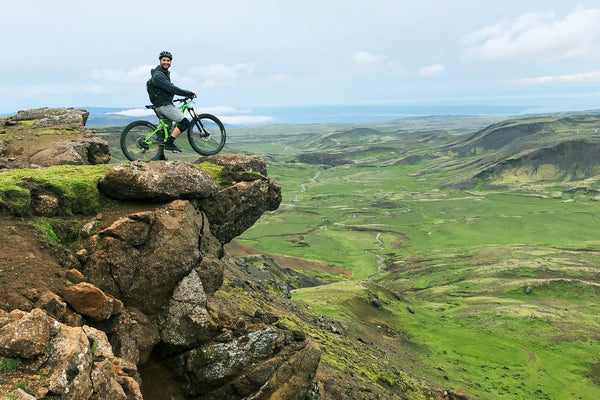 Mountain biking views, mountain vistas, car camping in Iceland, adventure camping, camping air mattress, outdoor adventure