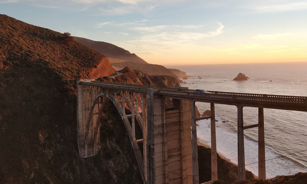 A sunset off the California coast is beautiful no matter the season. Enjoy a pacific coast sunset year-round with this fall road trip destination.