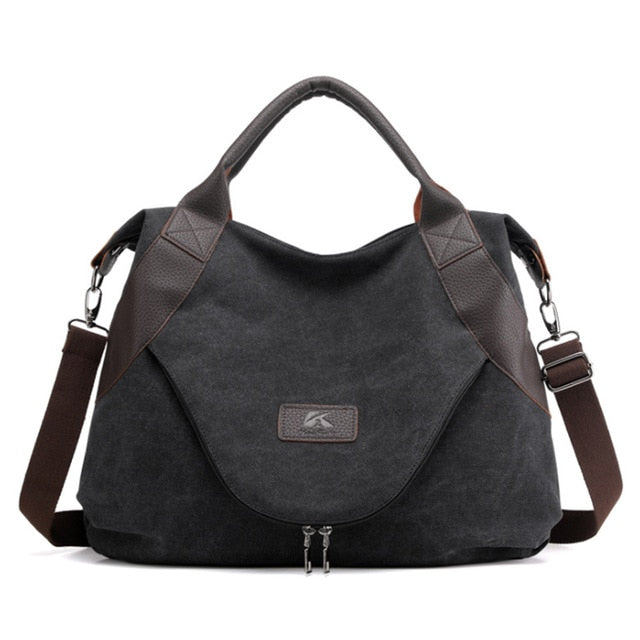 large pocket casual handbag