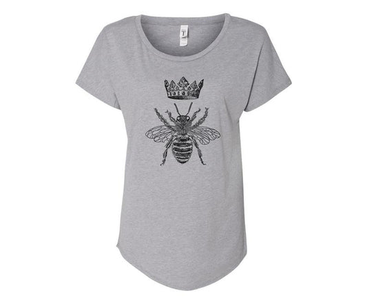Lucky Clover Ladies Tee Shirt - In Grey & White – Shop Making Waves