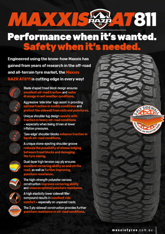 Maxxis AT811 RAZR Product PDF