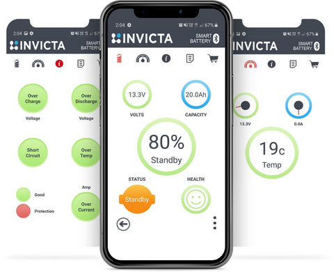 Bluetooth Control for Lithium Battery