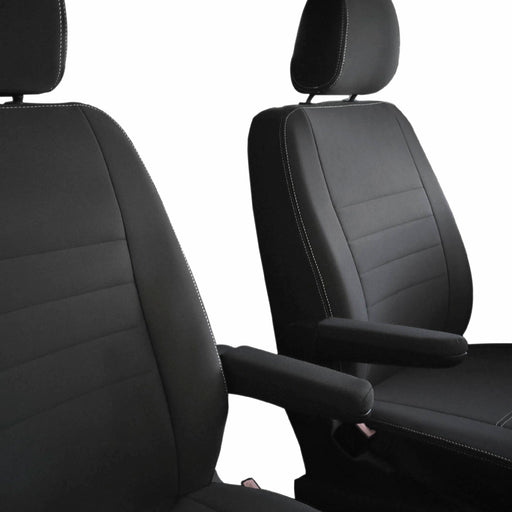 BREMER SITZBEZÜGE Measure Car Seat Covers Compatible with VW T5 T6 T6.1  California Multivan Caravelle Transporter Driver & Passenger Set from/Car  Seat Covers Set of 2 in Black/Black (128) : : Automotive