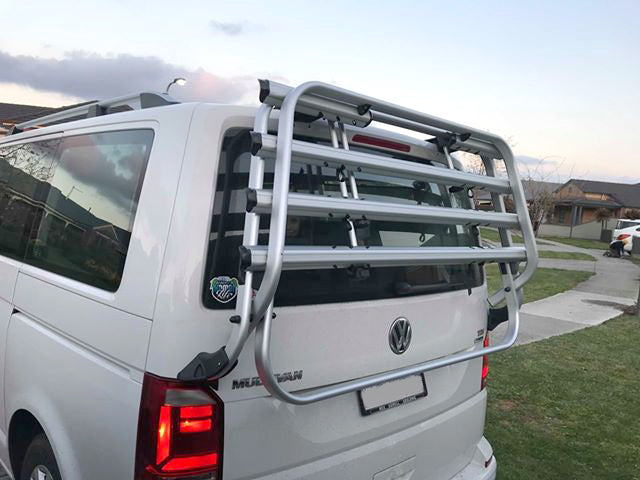 vw t5 bike rack with spoiler