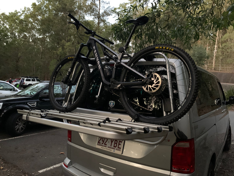 vw transporter internal bike rack