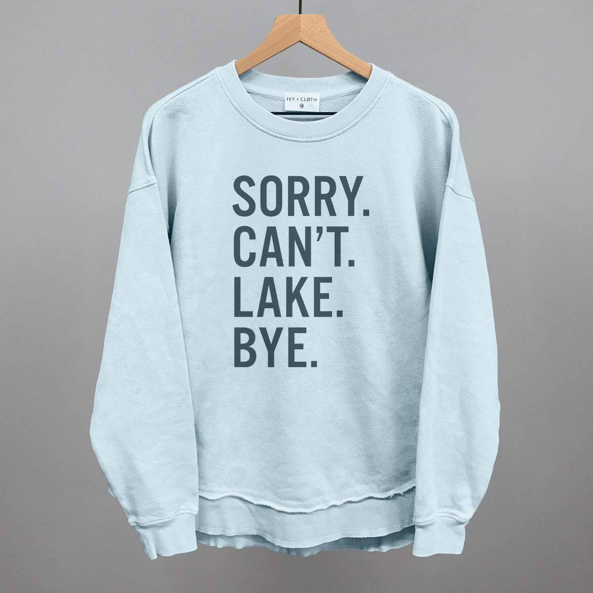 Image of Sorry Can't Lake Bye