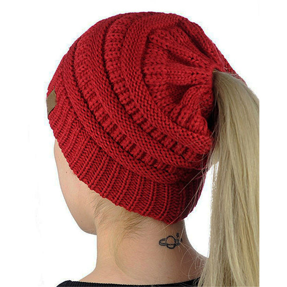 GORRO LANA TEJIDO ABRIGO INVIERNO MUJER DAMA CROCHET SKI SOMBRERO Big