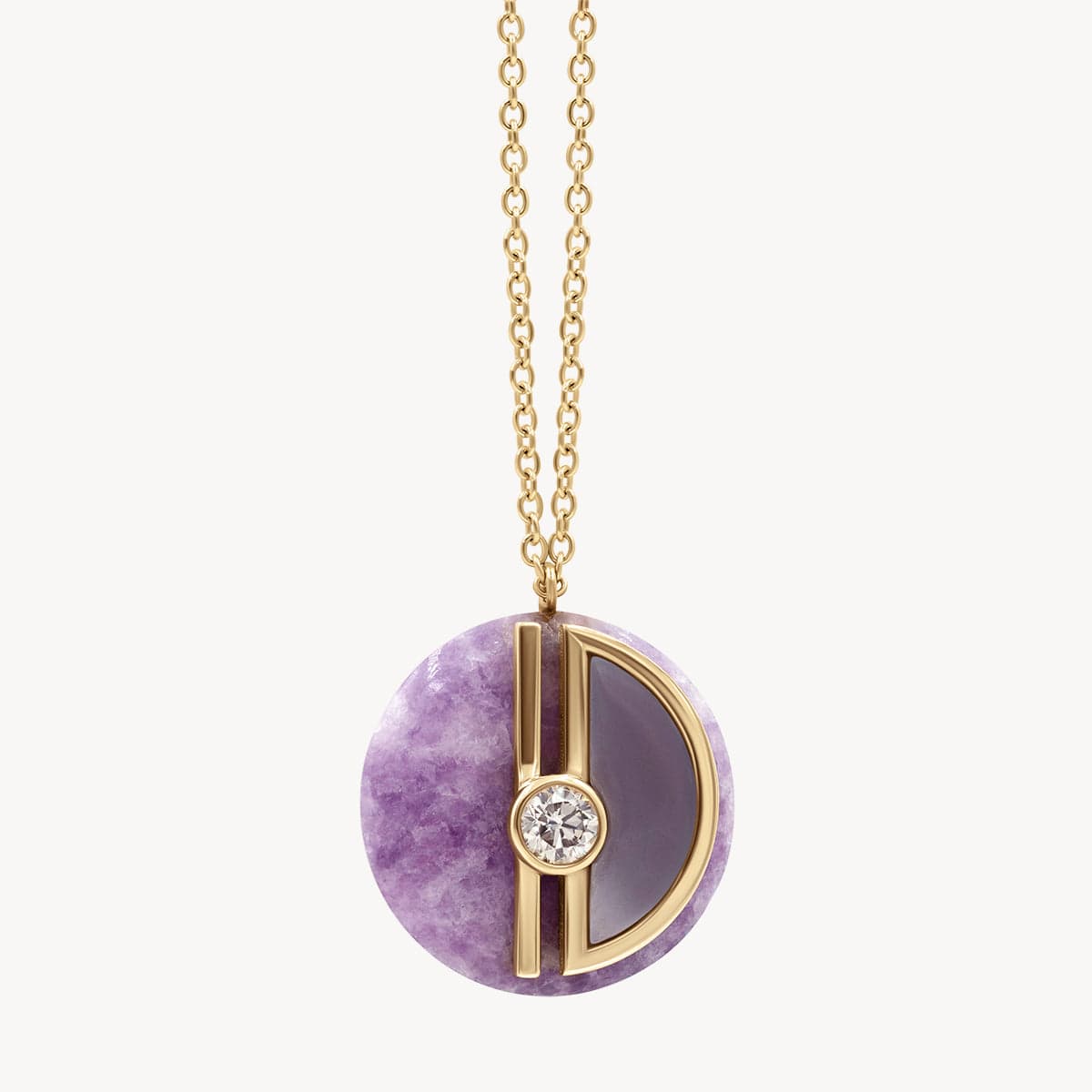 Image of Amethyst Mod Necklace