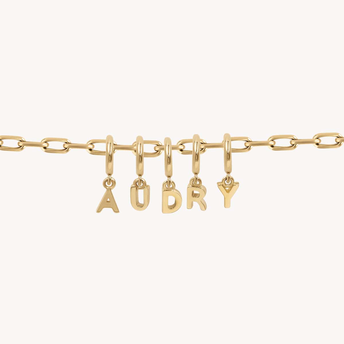 Image of Mini Athena Letter Charm Necklace