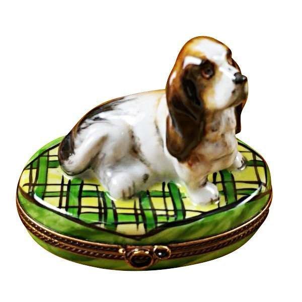 Retired Rare Basset Hound Dog - Limited Edition Collectible