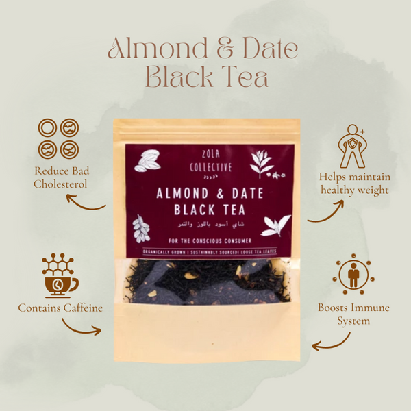 Almond and Date Black Tea