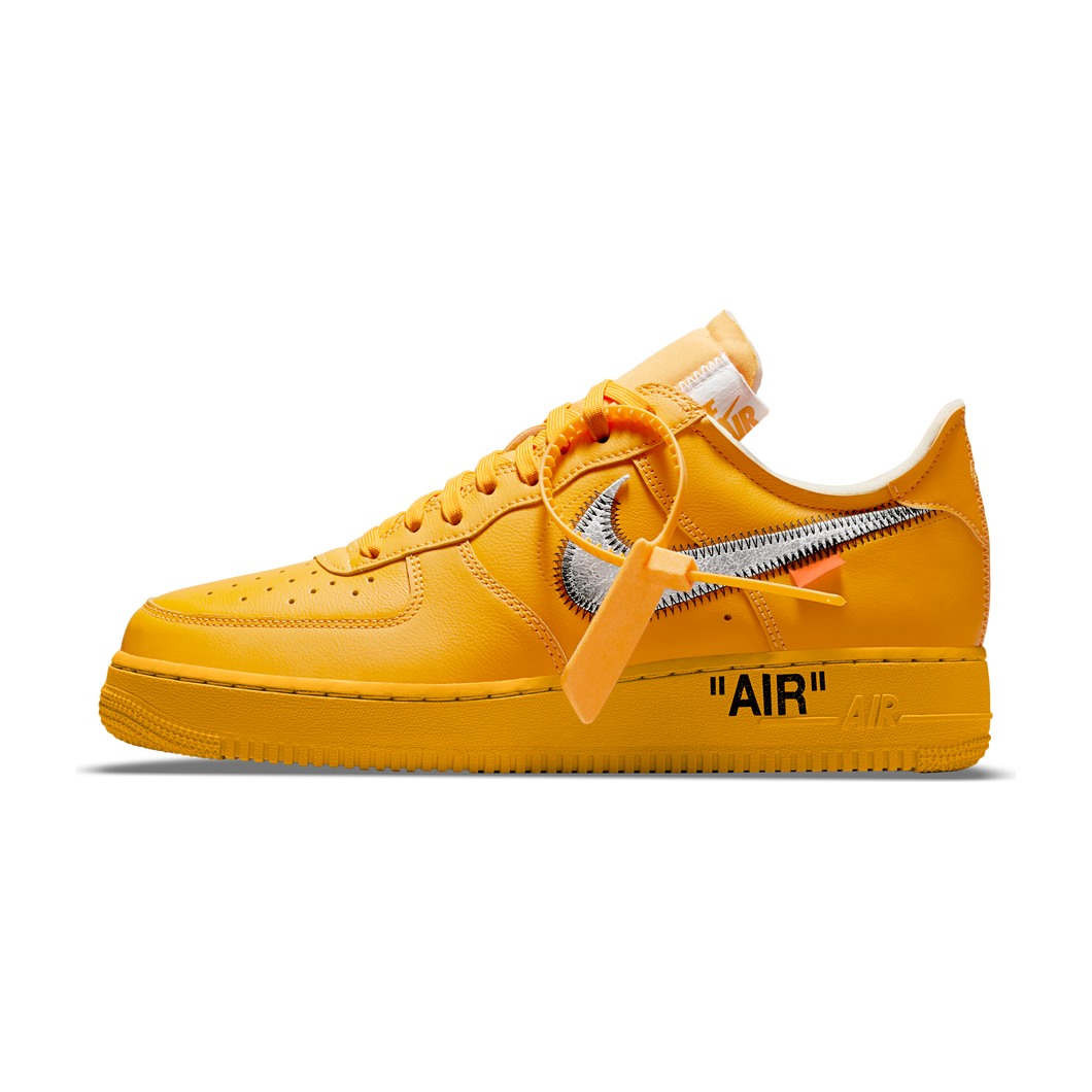 off white air force 1 black and orange