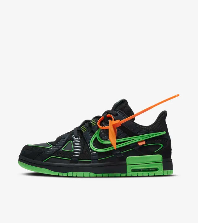 off white air rubber dunk green