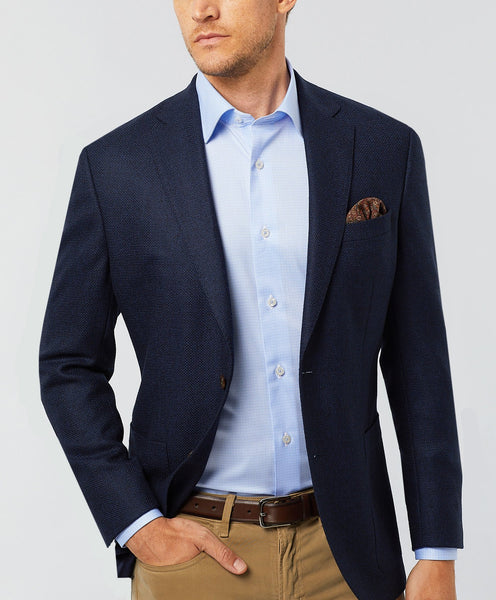 blue sports jacket