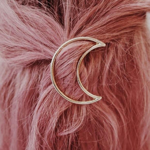 moon hair clip