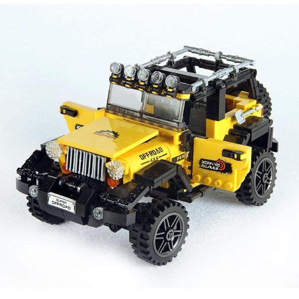 lego yellow jeep