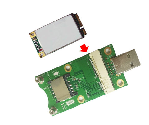 mPCIe to USB adapter card