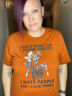 That's what I do... Coffee Tee - Threads & Arrows