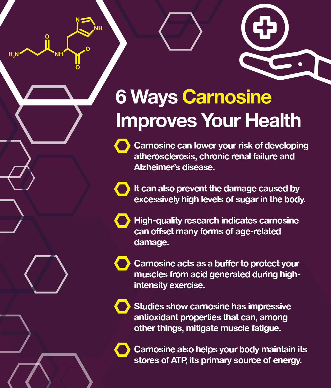 6 ways carnosine improves health