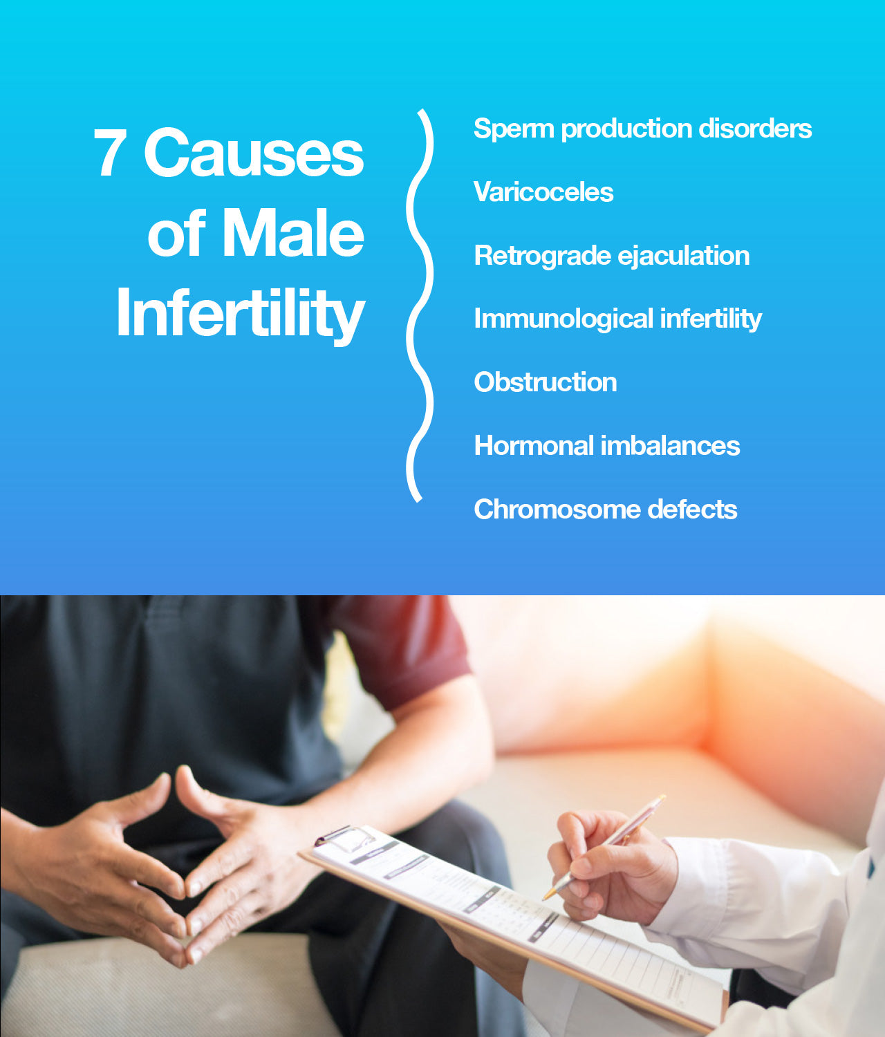 7 causes of male infertility