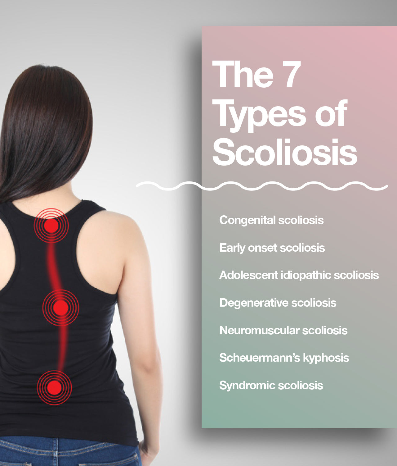 7 types of scoliosis