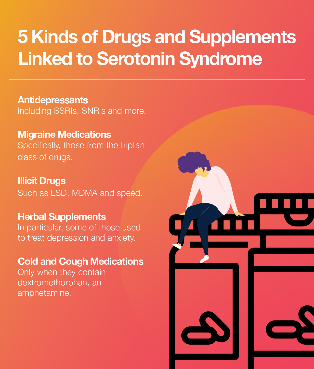 What you should know about serotonin syndrome.