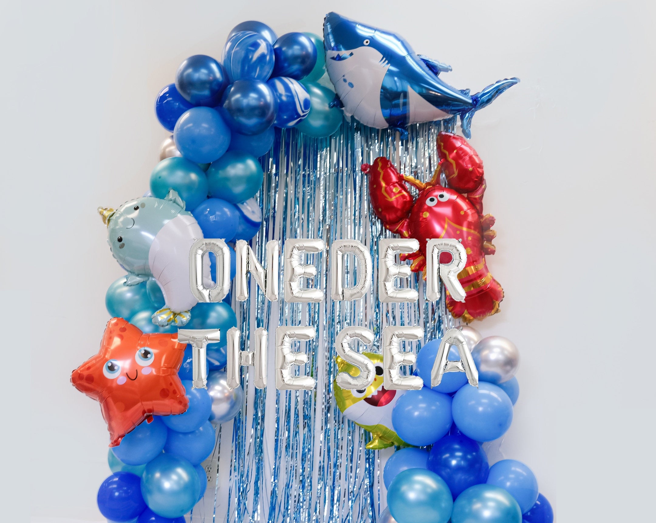 Under the Sea Birthday Decorations Balloon Garland
