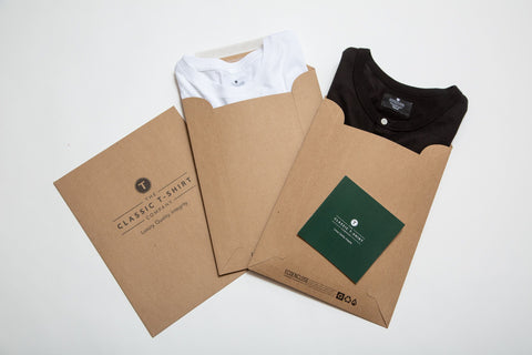 The Classic Tshirt Eco Friendly Recycled Packaging