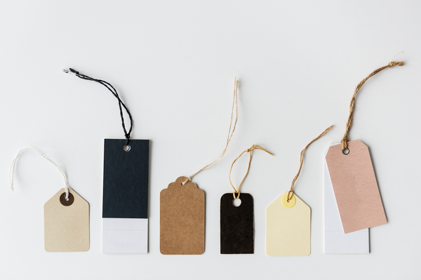 blank tags for luxury brands
