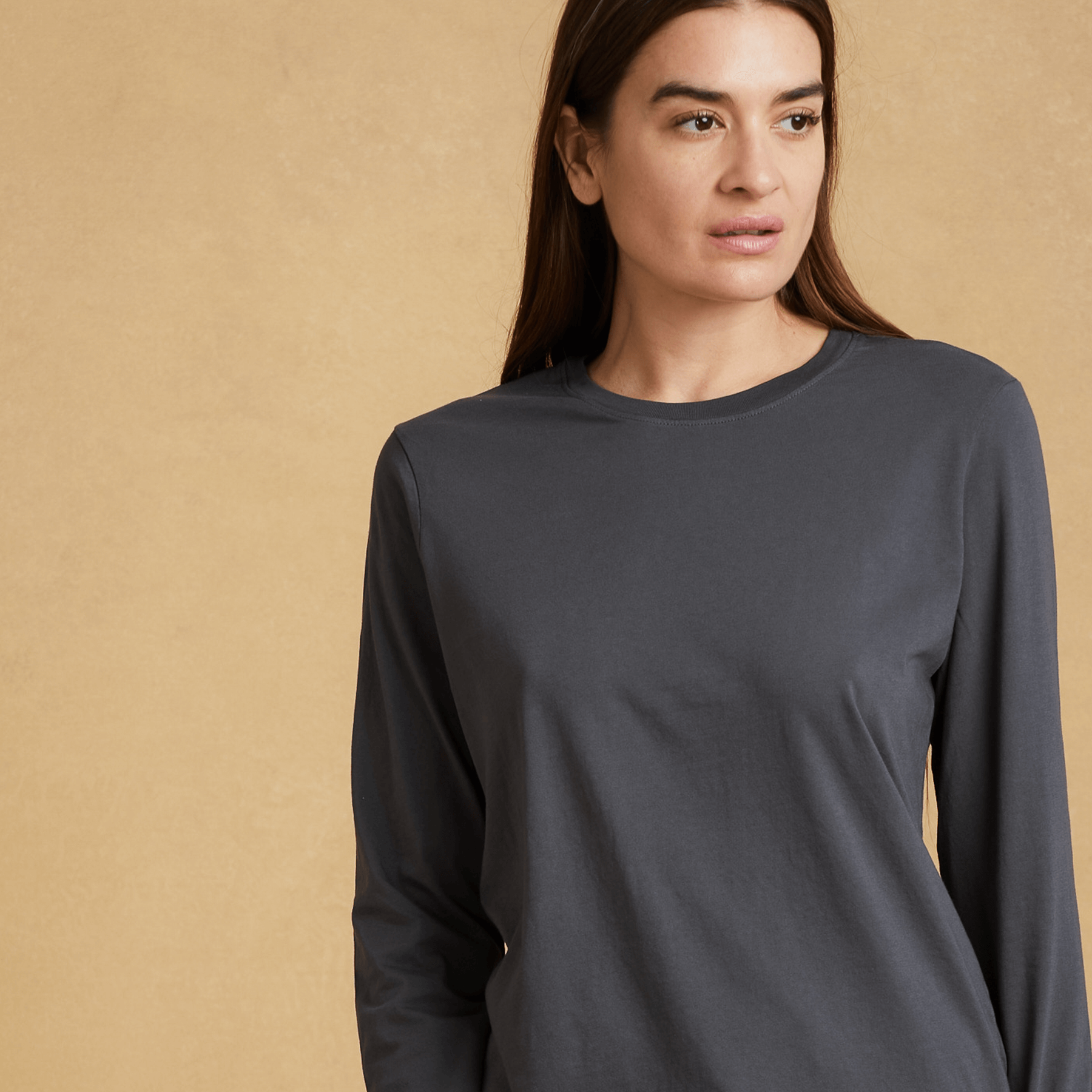 Womens long sleeve crew neck Classic T-Shirt – The Classic T-Shirt Company