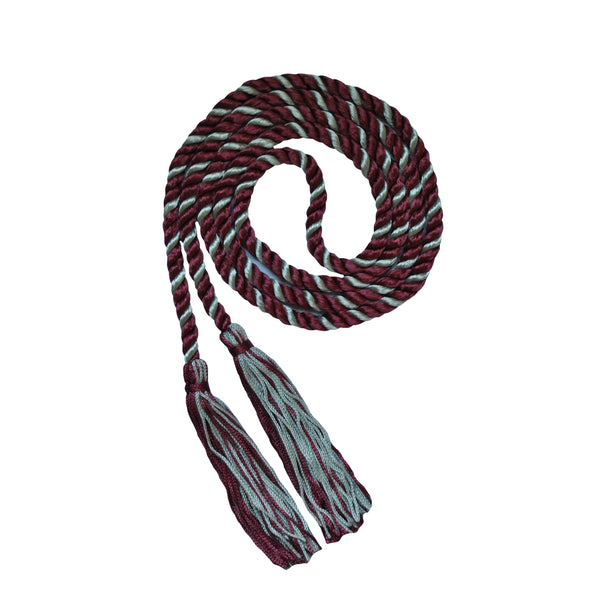 maroon silver gray honor cord from senior class graduation products