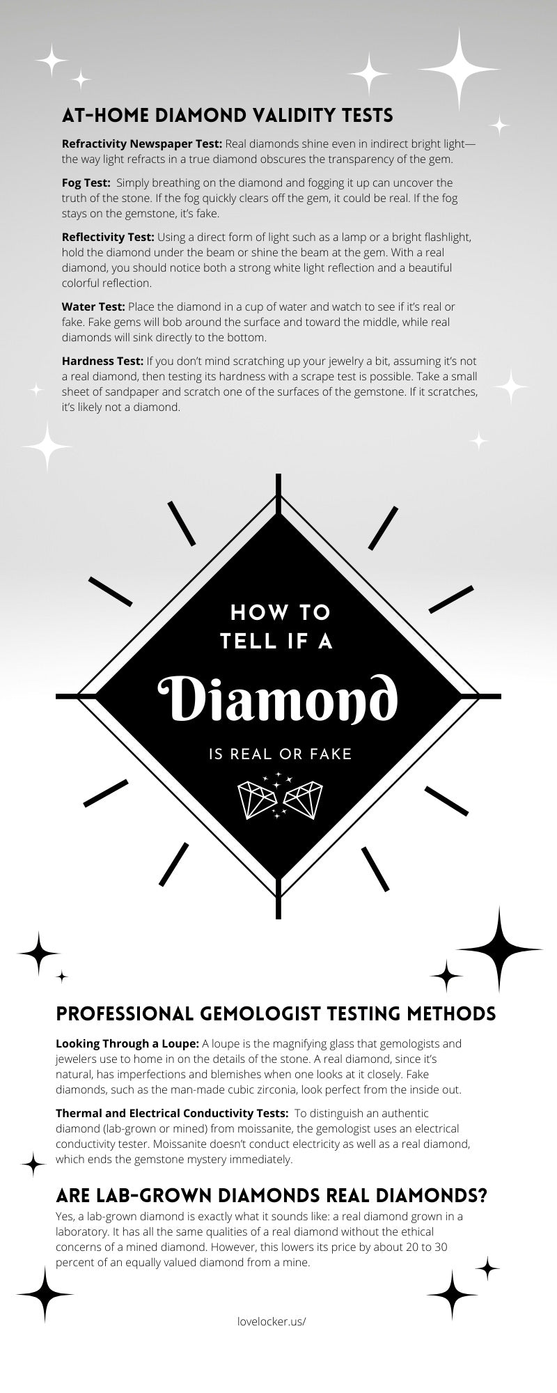 How To Tell If a Diamond Is Real or Fake