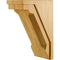 5 in x 8 in x 12 in Corbel with Chamfer Edge, Species: Alder-COR34-3-ALD-Corbels-www.Parts4Cabinets.com