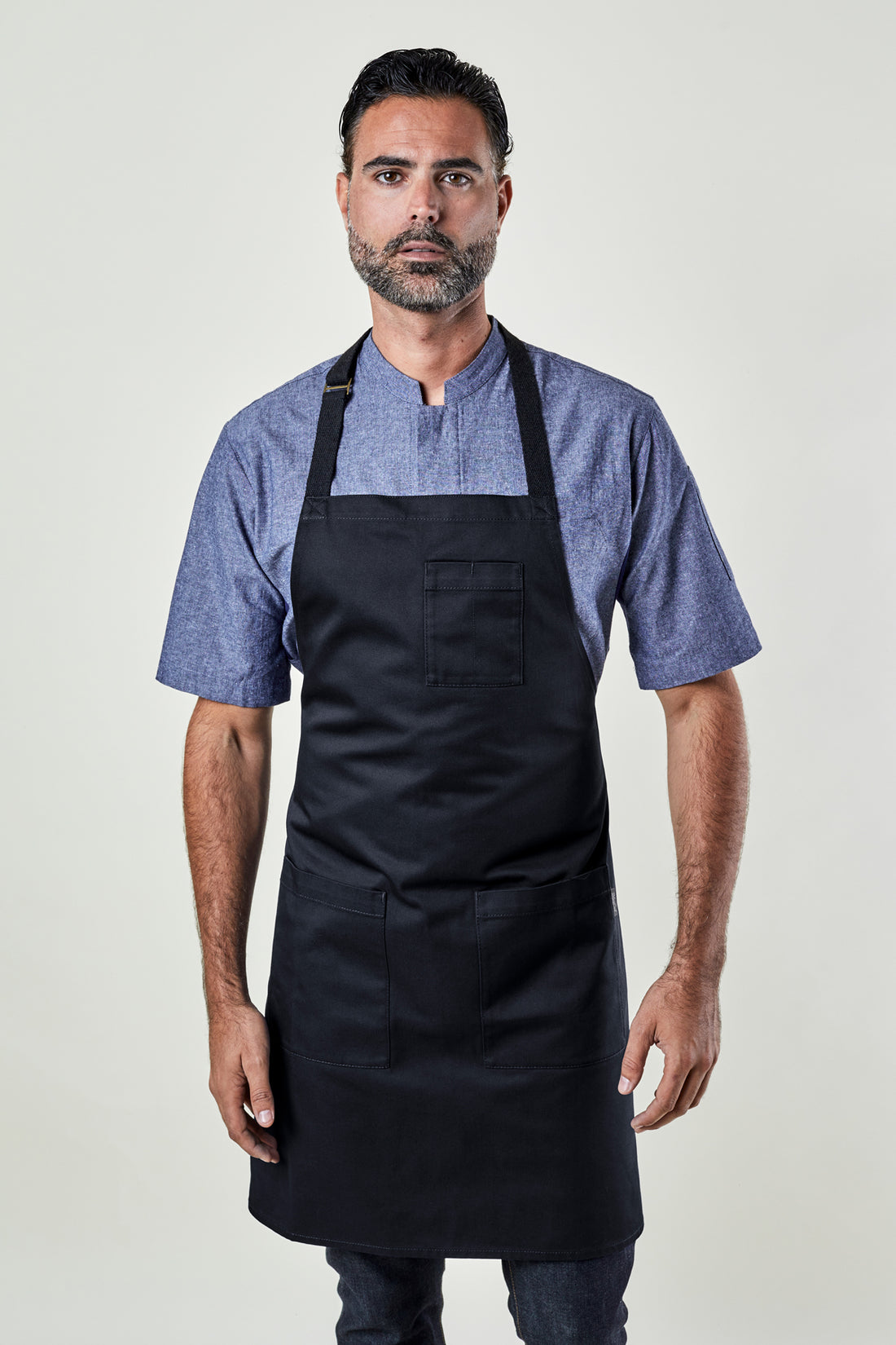 Men's chef Apron in black color – FaceOff Clothing