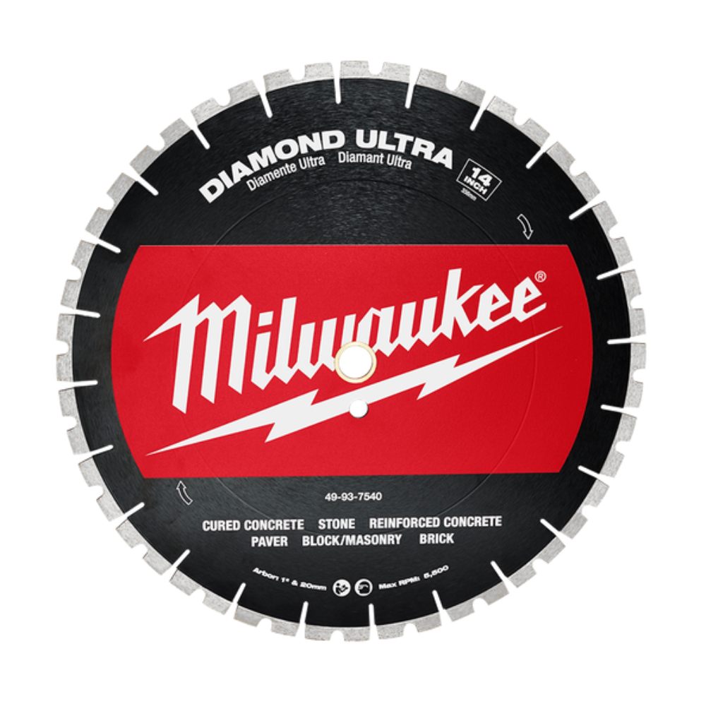 Milwaukee 49937540 350mm (14") Diamond Ultra Segmented Blade